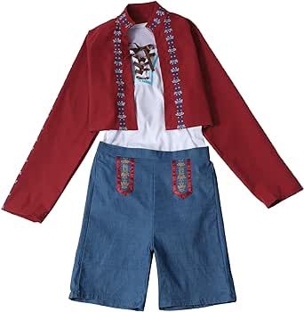 FYQCY Kids Boys Traditional Beer Festival Clothing Embroider Suspender SuitPlaysuit Clothes Holiday Outdoor Soft Baby